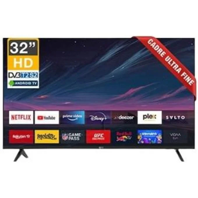 Roch 32 inch Smart Android Frameless HD LED TV With Inbuilt Free To Air - Black (2 YEARS WARANTY)