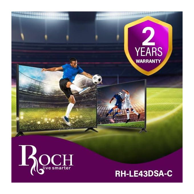 Roch 43 Inch Smart Android Frameless HD LED TV With Free To Air - (2YRS WRNTY)