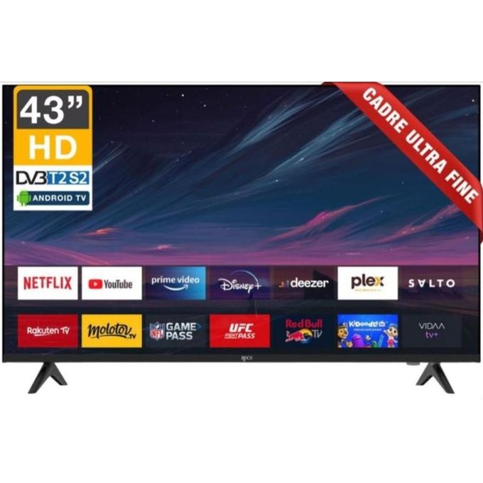 Roch 43 Inch Smart Android Frameless HD LED TV With Free To Air - (2YRS WRNTY)