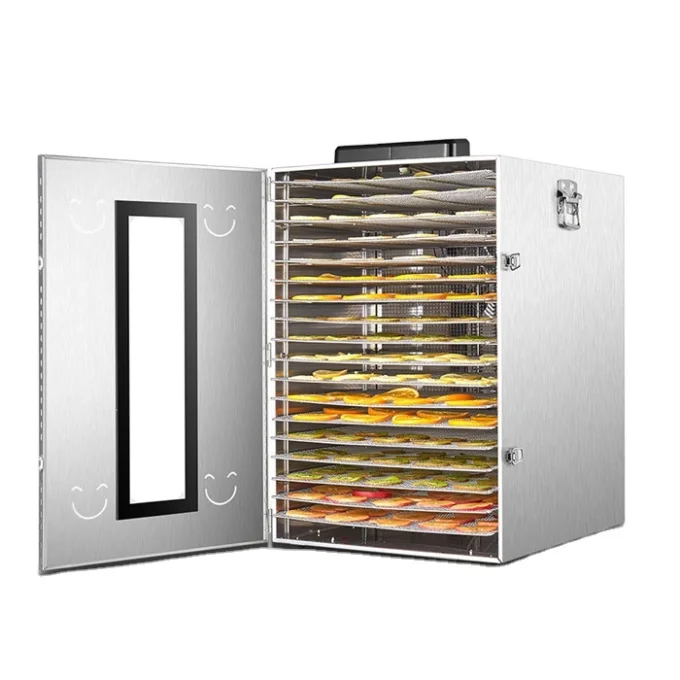 Commercial 18 Tray Electric Food Dehydrator Dryer Machine – Stainless Steel