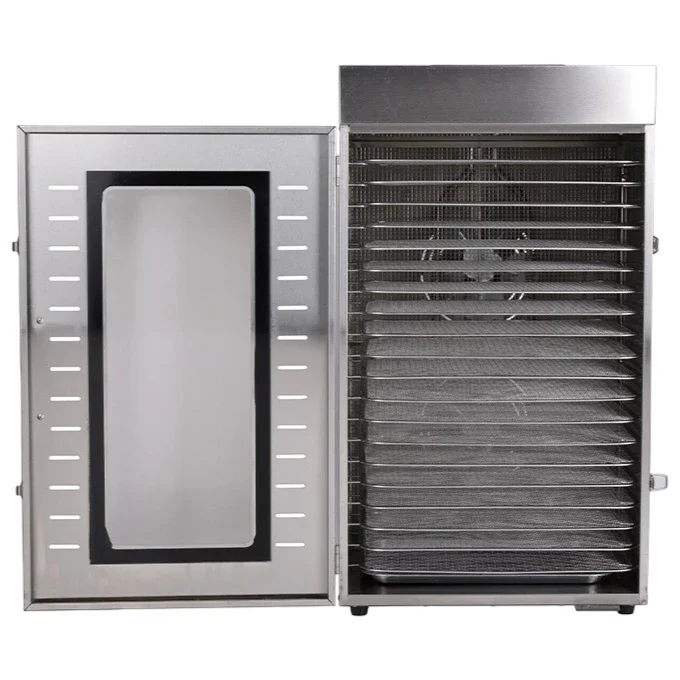 Commercial 20 Tray Food Dehydrator Dryer Machine – Stainless Steel