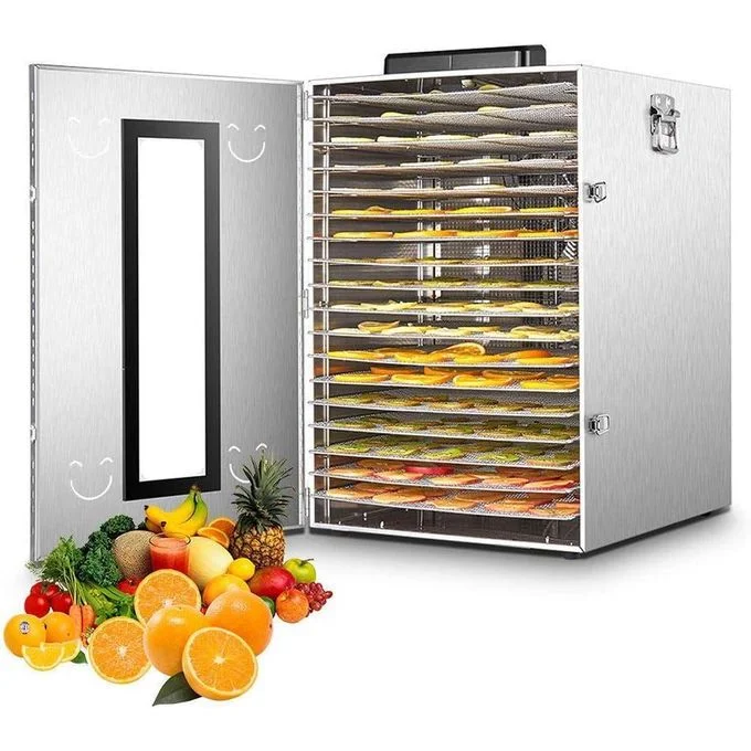 Commercial 20 Tray Food Dehydrator Dryer Machine – Stainless Steel