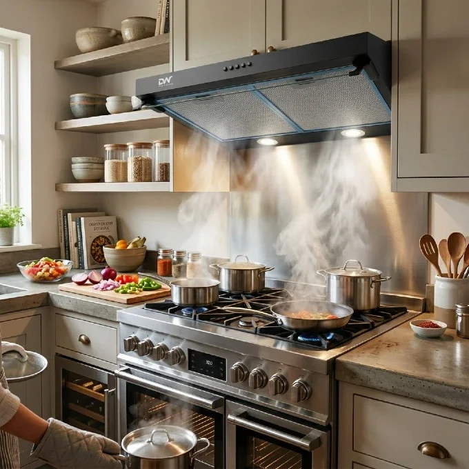 Digiwave 60cm Chimney Hood Extractor | DWRU-0001B