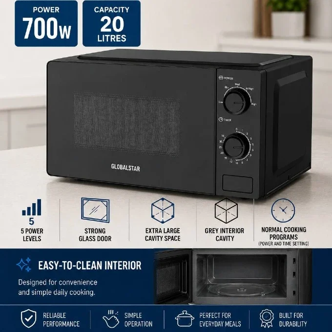 Globalstar 20L Microwave Oven | F20MXP08