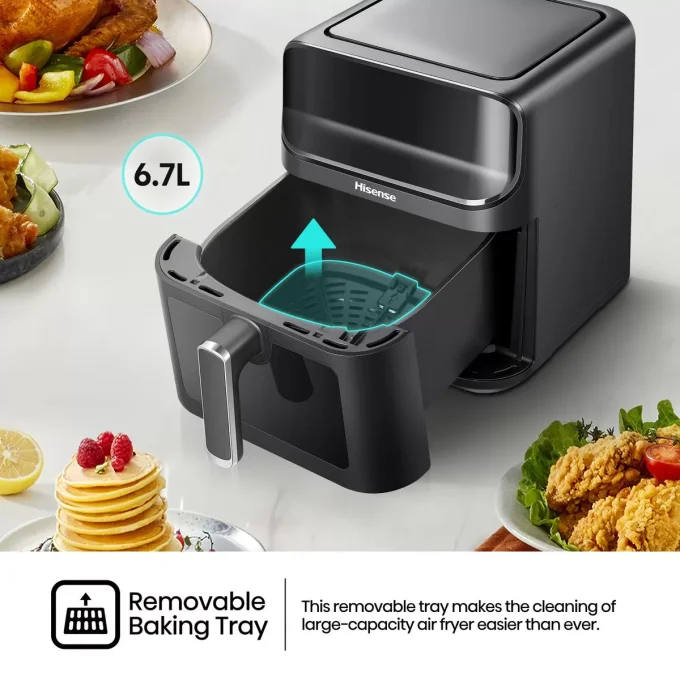 Hisense 6.7L Digital Air Fryer 1350W | H06AFBS2S3