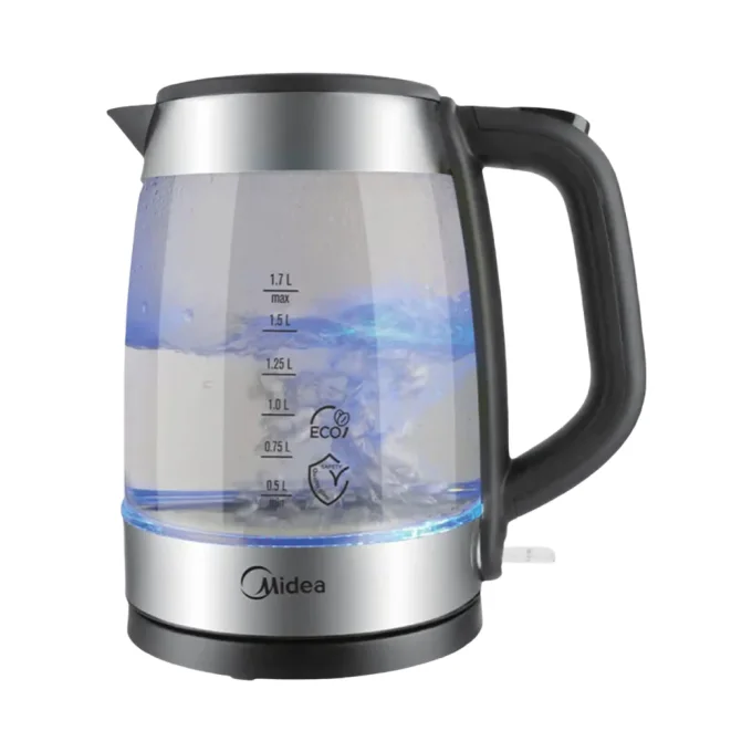 Midea 1.7L Glass Electric Kettle 2200W | MK-17G03A2