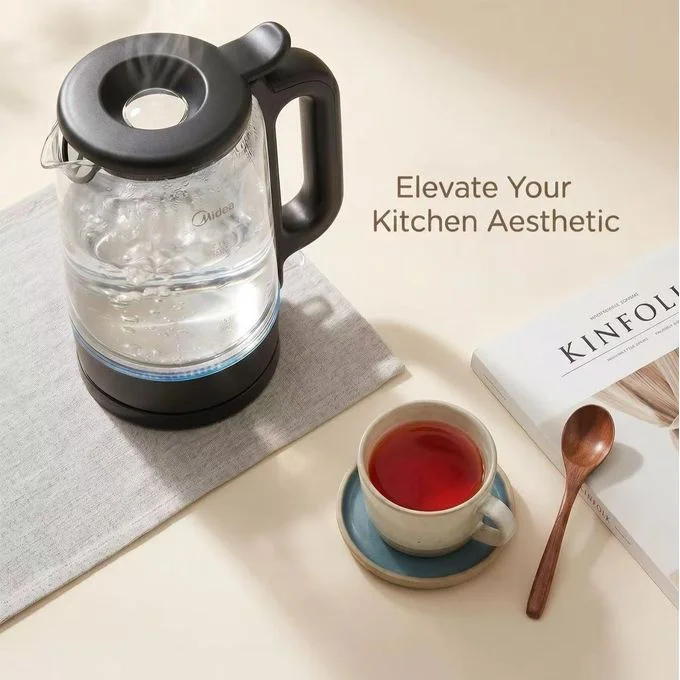 Midea 1.7L Glass Electric Kettle | MK-17G06A2M