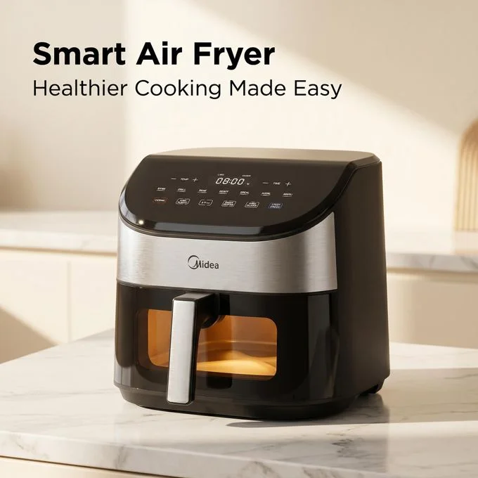 Midea 5.5L Digital Air Fryer 2250W | MF-CY55WK2