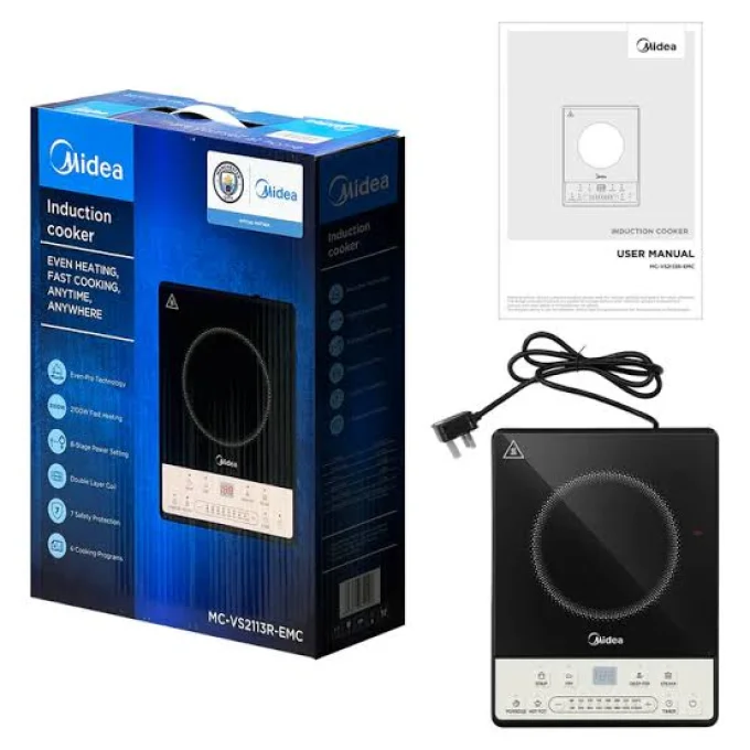 Midea Induction Cooker Hob 2100W | MC-VS2113R-EMC
