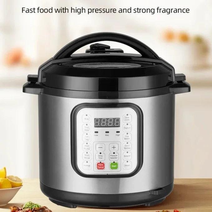 Pixel 7L Digital Multi-functional Pressure Cooker with Food Steamer