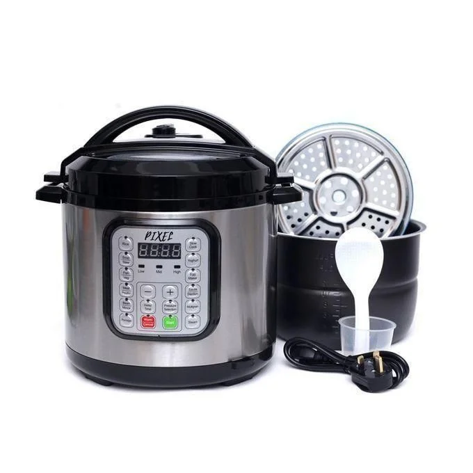 Pixel 7L Digital Multi-functional Pressure Cooker with Food Steamer