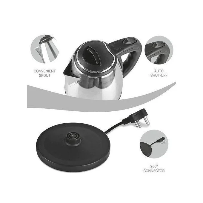 Pixel 2L Electric Kettle Percolator - Stainless Steel