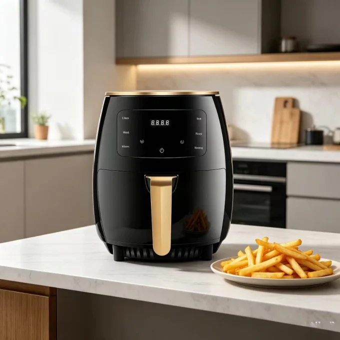 Pixel 6L Digital Air Fryer - 360° Hot Air Circulation Technology
