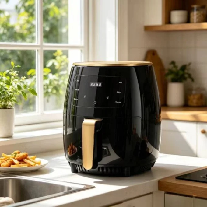 Pixel 6L Digital Air Fryer - 360° Hot Air Circulation Technology