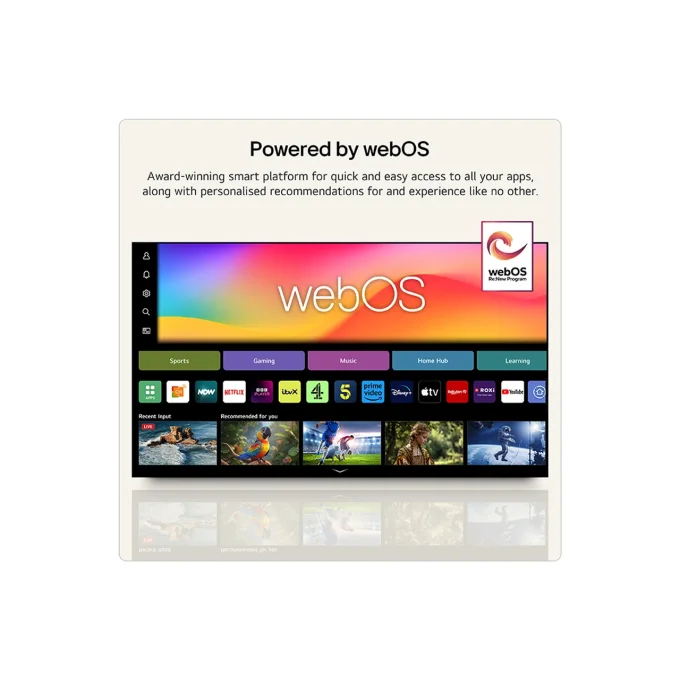 Roch 55 inch 4K UHD Smart WebOS Smart TV