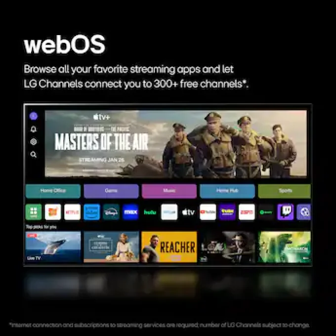 Roch 55 inch 4K UHD Smart WebOS Smart TV