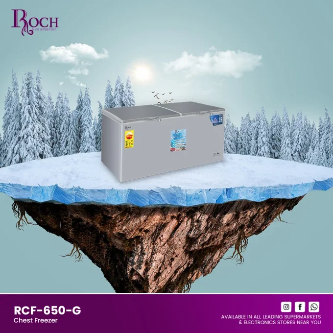 Roch 650L Chest Freezer I RCF-650-G