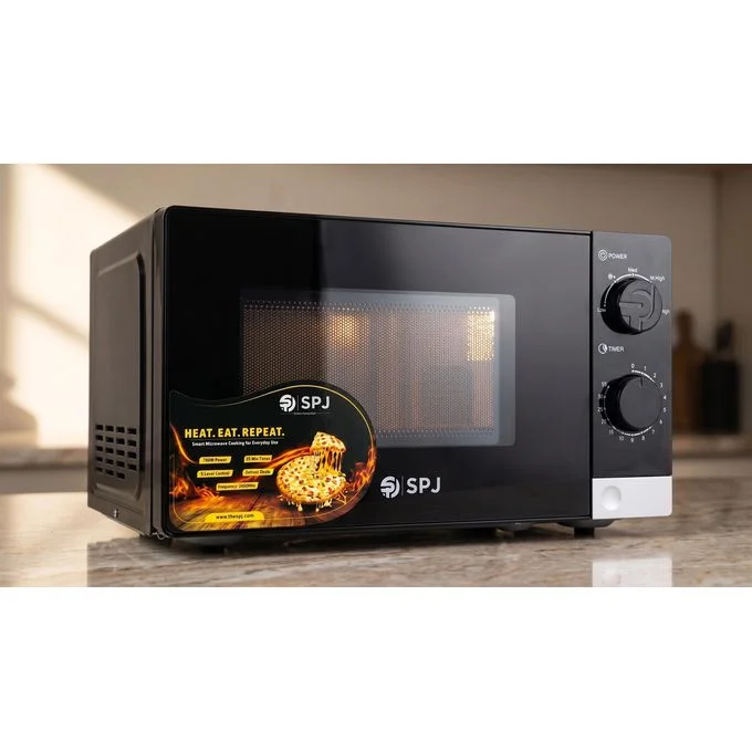 SPJ 20L High Tech Microwave Oven - Black