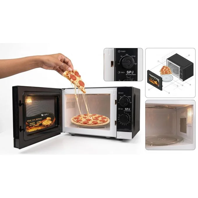 SPJ 20L High Tech Microwave Oven - Black