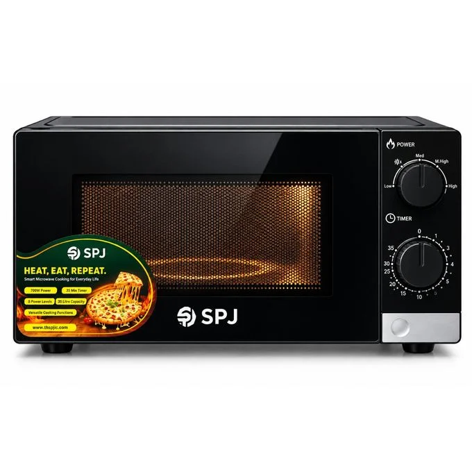 SPJ 20L High Tech Microwave Oven - Black